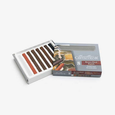 Cretacolor Fixative Brown 8 Assorted Chalks Set The Stationers
